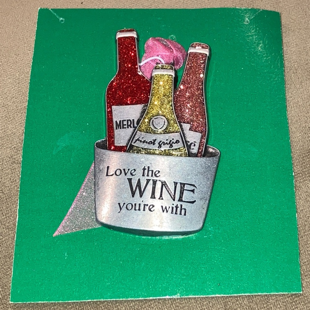 Love the Wine You’re With Bottle Ornament